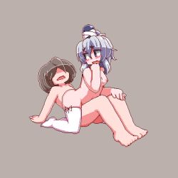  1boy 1girl animated animated_gif aoihitsuji assertive_female blush breasts brown_hair cum cum_in_pussy girl_on_top grey_hair hat licking_lips lowres medium_breasts mononobe_no_futo pixel_art reverse_cowgirl_position riding sex sex_from_behind straddling tagme thighhighs tongue tongue_out touhou  rating:Explicit score:416 user:Rotostone