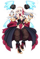 10s 1girl barbariank bare_shoulders black_heart_(neptunia) blonde_hair blue_eyes boots breasts bright_pupils cleavage detached_collar detached_pants disgaea elbow_gloves fate/extra fate/extra_ccc fate_(series) fusion gauntlets gloves hairband high_heel_boots high_heels highres large_breasts leotard long_hair makai_senki_disgaea_2 md5_mismatch neptune_(series) noire_(neptunia) passionlip_(fate) pointy_ears puffy_pants red_leotard rozalin showgirl_skirt solo white_hair rating:Sensitive score:20 user:danbooru