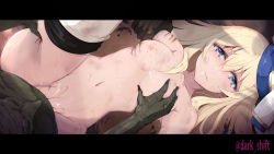  1girl absurdres bite_mark blonde_hair blood blue_eyes grabbing_another&#039;s_breast breasts bruise crying defloration drooling goblin goblin_slayer! grabbing highres injury interspecies letterboxed llowoll long_hair nipples nude priestess_(goblin_slayer!) rape restrained ryona scratches sex small_breasts spread_legs tears thigh_grab thighhighs vaginal white_thighhighs  rating:Explicit score:169 user:DoctorWasabi