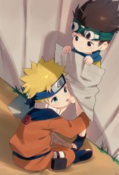  2boys absurdres badana blonde_hair blue_eyes blue_footwear bottomless brown_eyes brown_hair brushking_lewds child_on_child clothed_male_nude_male colored_skin embarrassed flaccid floor foreskin goggles goggles_on_head highres multiple_boys naruto naruto_(series) nemui_(nemuriyagi) nude oral orange_panties orange_pants orange_shirt panties pants penis public_indecency sandals sarutobi_konohamaru scarf shirt shota signed sitting small_penis standing testicles tongue tongue_out uncensored underwear uzumaki_naruto white_skin yaoi yellow_shirt  rating:Explicit score:251 user:Pantalaimon
