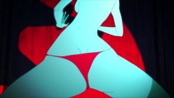  1girl against_wall animated ass ass_shake breasts devilman from_behind highres solo sound tagme topless video  rating:Questionable score:17 user:milkiesforbee