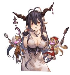  10s 1girl breasts candy cleavage danua draph granblue_fantasy hair_between_eyes large_breasts long_hair minaba_hideo official_art pointy_ears tagme  rating:Sensitive score:14 user:Serialkillerpsychofreakbastard
