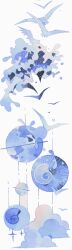  absurdres bird blue_bird blue_theme chinese_commentary cloud commentary_request highres jiang_(tang_kaike_ban) no_humans object_focus original painting_(medium) planet planetary_ring simple_background simple_bird snail_shell sparkle splashing traditional_media watercolor_(medium) waves white_background 