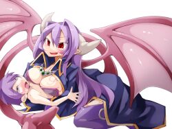  1boy 1girl age_difference ahegao alma_elma blue_cloak blue_eyes blush bmp-to-png_conversion boots breast_press breast_tattoo breasts cleavage cloak clothed_female_nude_male demon_girl demon_horns demon_wings facial_tattoo femdom game_cg girl_on_top grey_horns hair_between_eyes hetero horns large_breasts leg_tattoo long_hair luka_(mon-musu_quest!) lying mon-musu_quest! monster_girl non-web_source nude on_back onee-shota open_mouth pointy_ears prehensile_tail purple_footwear purple_hair red_eyes sex short_hair shota simple_background sweat tail tattoo thigh_boots tongue tongue_out transparent_background v-shaped_eyebrows very_long_hair wings 