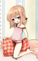 1girl artist_request bed bedwetting blush braid camisole crotch_rub embarrassed flat_chest loli masturbation panties peeing peeing_self pillow pillow_sex purposeful_wetting straddling tears underwear wet wet_clothes wet_panties rating:Explicit score:236 user:huzzaman