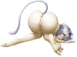  1girl animal_ears ass cat_ears cat_tail censored chimera_ant highres hunter_x_hunter neferpitou pussy tagme tail zetsux  rating:Explicit score:75 user:last_resort
