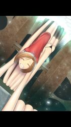  1girl elastic closed_eyes highres pantsudesu solo stretched_limb tagme  rating:Questionable score:4 user:heprin