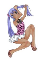 1girl blue_hair dark_skin fairy_tail feet mashima_hiro toes wendy_marvell rating:Sensitive score:37 user:TheRedLight