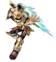  1boy armor blade fighter_(kid_icarus) full_body helmet kid_icarus kid_icarus_uprising male_focus nintendo official_art pteruges solo sword weapon white_background 