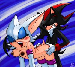 animal blue_eyes dark_nipples doggystyle fang furry nancher nipples red_eyes rouge_the_bat sex shadow_the_hedgehog sonic_(series) rating:Explicit score:8 user:dzv
