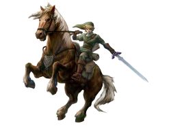 1boy blonde_hair blue_eyes earrings epona fighting_stance gloves green_shirt hat highres horse jewelry link male_focus master_sword nintendo official_art pointy_ears shield shirt solo sword the_legend_of_zelda weapon rating:Sensitive score:11 user:spiderfan