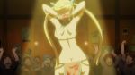 1girl 6+boys alternate_hairstyle animated anime_screenshot arabian_clothes armpits arms_behind_head ass ass_shake audience backboob barefoot belly_dancer bikini blonde_hair blush bouncing_breasts bracelet breasts brown_eyes butt_crack cleavage dancer dancing fairy_tail fairy_tail:_dragon_cry feet floral_pattern harem_outfit highres jewelry large_breasts loincloth looking_at_viewer lucy_heartfilia midriff multiple_boys navel one_eye_closed panties smile stage swimsuit twintails underboob underwear video wide_hips wink rating:Questionable score:160 user:lkuroi