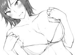 1girl blush breasts cleavage highres kazama_asuka large_breasts sweat tekken  rating:Questionable score:6 user:AT3456