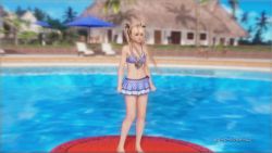 1girl 3d animated animated_gif beach bikini blonde_hair blue_eyes breasts cleavage dead_or_alive dead_or_alive_xtreme dead_or_alive_xtreme_3_fortune marie_rose navel outdoors sky small_breasts solo swimsuit water rating:Sensitive score:37 user:Aman2k16