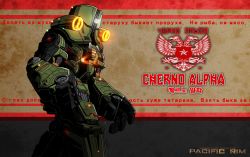  absurdres cherno_alpha glowing highres hitch_driessen hot incinerator_turbines jaeger_(pacific_rim) joints legendary_pictures lights mecha no_humans pacific_rim pan_pacific_defense_corps robot robot_joints roll_of_nickels_(pacific_rim) russian_text two-headed_eagle 