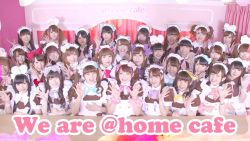  6+girls akihabara_(tokyo) apron asian cafe cosplay japanese_(nationality) maid maid_apron maid_cafe maid_unfiorm multiple_girls real_life tokyo 