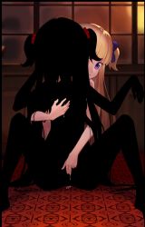  2girls emilico_(shadows_house) female_focus fingering highres kate_(shadows_house) loli looking_at_viewer multiple_girls nude ruochongsang shadows_house yuri  rating:Explicit score:177 user:Lolicon97