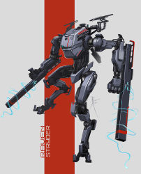  a_motorcycle_with_teeth character_name clenched_hands commentary dual_wielding electricity english_commentary floating holding holding_weapon mecha mecha_focus no_humans robot solo stryder_(titanfall) titan_(titanfall) titanfall titanfall_(series) tonfa weapon  rating:General score:4 user:danbooru