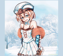  arms_behind_back blanc_(neptunia) neptune_(series) snow  rating:Sensitive score:3 user:sabrosoman