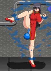  1girl animated animated_gif character_request china_dress high_heels koooon_soft rape restrained ryona shinobi_girl tentacles  rating:Explicit score:67 user:Veroux