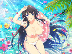 breasts highres ikaruga_(senran_kagura) large_breasts nipples senran_kagura third-party_edit topless rating:Explicit score:34 user:kintamagt
