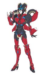  1girl armor blue_eyes breasts crotch_plate flame_toys helmet high_heels highres humanoid_robot mechanical_wings medium_breasts robot robot_girl savvy_bot shoulder_armor simple_background transformers white_background windblade wings 