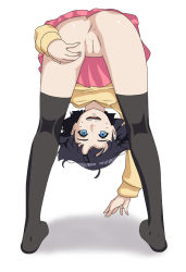 10s 1girl ahoge artist_request ass ass_grab bent_over blue_eyes blue_hair boruto:_naruto_next_generations breasts cleft_of_venus facial_mark feet female_focus functionally_nude grabbing_own_ass hand_on_own_ass happy loli long_sleeves looking_at_viewer looking_through_own_legs matching_hair/eyes naruto naruto_(series) nipples no_panties no_shoes open_mouth pink_skirt presenting pussy shirt short_hair skirt smile standing teeth thighhighs tongue uzumaki_himawari whisker_markings whisker_marks whiskers yellow_shirt rating:Explicit score:392 user:DarthDaniel96