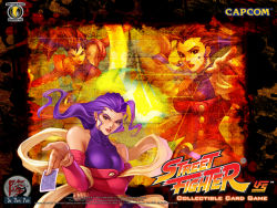  1girl breasts capcom card large_breasts official_art purple_hair rose_(street_fighter) street_fighter  rating:Sensitive score:2 user:PBT867