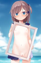  blush cleft_of_venus highres loli nude_filter pussy tagme third-party_edit tsumiki_akeno uncensored  rating:Explicit score:209 user:bbyyccxx