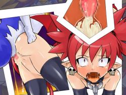 1girl all_fours artist_request ass ass_grab bestiality blush censored chain collar crazy_eyes cross-section cum cum_in_pussy cumdrip demon_girl disgaea dog doggystyle earrings ejaculation elbow_gloves etna_(disgaea) gloves internal_cumshot jewelry jpeg_artifacts loli looking_at_viewer makai_senki_disgaea moaning nude open_mouth penis pointy_ears pussy red_hair saliva screaming sex sex_from_behind skindentation tears thighhighs uterus vaginal  rating:Explicit score:49 user:Garchomp87