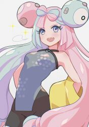  creatures_(company) game_freak iono_(pokemon) long_hair mizuiro123 nintendo pink_eyes pink_hair pokemon pokemon_sv solo very_long_hair  rating:General score:1 user:RIG