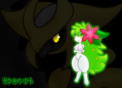 breasts gb-of-bs giratina large_breasts nipples pokemon shaymin smile rating:Explicit score:4 user:Furio