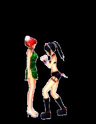  2girls 3d animated animated_gif mikumikudance_(medium) multiple_girls piledriver_(wrestling) tagme wrestling  rating:Questionable score:17 user:sgpfull