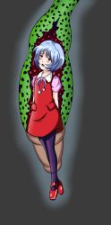  1girl aged_down artist_request ayanami_rei blue_hair cell_(dragon_ball) crossover dragon_ball forced highres inside_creature loli neon_genesis_evangelion red_eyes sad short_hair tail tail_vore vore what x-ray  rating:Questionable score:6 user:Cancer_Deathmask