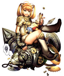  armor artist_request ass child clockwork doll dwarf dwarf_(lineage_2) lineage lineage_2 machine robot smile toy twintails wrench  rating:Sensitive score:14 user:Hanjob