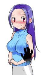  animated animated_gif blush grabbing_another&#039;s_breast closed_eyes grabbing idolmaster idolmaster_(classic) long_hair lowres miura_azusa moaning purple_hair red_eyes rubbing sweater  rating:Questionable score:12 user:Rumpelstilzchen