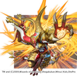  armor duel_masters fire horns monster takayama_toshiaki  rating:Sensitive score:14 user:danbooru