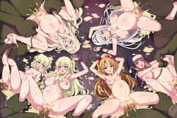 6+boys 6+girls blonde_hair breasts after_rape brown_hair censored chain cuffs cum cum_in_mouth cum_in_pussy cum_on_body cum_on_floor elf fucked_silly group_sex handcuffs lactation large_breasts long_hair lyricbox multiple_boys multiple_girls nude nun orc orgy pointy_ears pregnant princess rape sex shackles shingeki_no_orc slave spread_legs stomach_bulge tears tiara vaginal women_livestock rating:Explicit score:277 user:Cosby_
