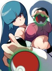  1girl breasts creatures_(company) game_freak large_breasts mituyota_76 nintendo pokemon pokemon_hgss sabrina_(pokemon) solo 