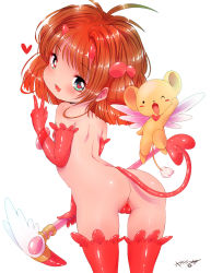 1990s_(style) 1girl ass bad_id bad_pixiv_id blush blush_stickers born-to-die brown_hair cameltoe cardcaptor_sakura cleft_of_venus demon_girl demon_horns demon_tail elbow_gloves flat_chest gloves green_eyes hair_bobbles hair_ornament happy heart heart-shaped_pupils heart_maebari highres horns kero_(cardcaptor_sakura) kinomoto_sakura leaning_forward loli looking_at_viewer looking_back maebari magical_girl nude one_eye_closed open_mouth pasties red_gloves red_thighhighs retro_artstyle short_hair simple_background smile solo symbol-shaped_pupils tail thighhighs v wand white_background wink rating:Questionable score:282 user:danbooru