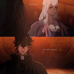 1boy 1girl bad_tag black_clover hot husband_and_wife lovers noelle_silva yuno_(black_clover)
