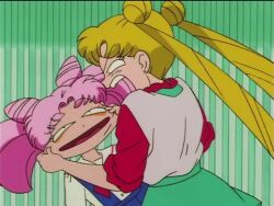 2boys 3girls angry animated anime_screenshot bishoujo_senshi_sailor_moon bishoujo_senshi_sailor_moon_supers blue_sleeves casual catfight chiba_mamoru chibi_usa clenched_hands clenched_teeth competition cone_hair_bun fighting from_behind hair_bun holding_another&#039;s_arm multiple_boys multiple_girls pink_footwear pink_skirt school_uniform screencap skirt socks teeth tickling toei_animation tsukino_usagi twintails video