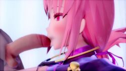  3d 6pa_mmd animated breasts fate/grand_order fate_(series) fellatio florence_nightingale_(fate) florence_nightingale_(trick_or_treatment)_(fate) gloves handjob highres huge_breasts kissing_penis oral pink_hair sound tagme video 