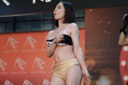  bikini breasts highres large_breasts nipple_slip nipples photo_(medium) swimsuit taiwan yoshikawa_aimi  rating:Questionable score:2 user:Lflflf