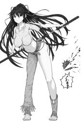  1girl irokohaku kanzaki_kaori midriff sword tagme toaru_majutsu_no_index weapon 