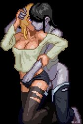  animated animated_gif bouncing_breasts breasts fingering kiss large_breasts lowres parasite_in_city pixel_art tagme yuri zombie  rating:Explicit score:74 user:Leviathin