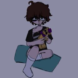  artist_request bags_under_eyes bandage_on_face bandages bite_mark blood brown_hair bruise crying crying_child_(fnaf) crying_with_eyes_open five_nights_at_freddy&#039;s fredbear_(fnaf) fredbear_plush full_body green_eyes holding_stuffed_toy injury no_pants nosebleed shirt sitting sitting_on_pillow solo striped_clothes striped_shirt tears torn_clothes torn_shirt  rating:Questionable score:2 user:Blissful_Slxt