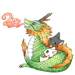  cat dragon logo ryo_01 tagme  rating:Sensitive score:3 user:Eppel