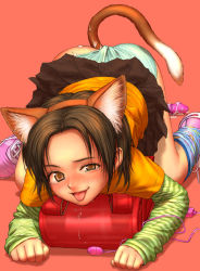 1girl :p all_fours anal anal_object_insertion anal_tail animal_ears ass backpack bag blue_socks blush brown_eyes brown_hair butt_plug cat_ears cat_tail clothing_aside dildo egg_vibrator fake_tail green_panties layered_sleeves loli lolicon_6 long_sleeves loose_socks miniskirt object_insertion original panties panties_aside pantyshot pleated_skirt print_socks pussy_juice randoseru remote_control_vibrator rustle sex_toy shirt shoes short_over_long_sleeves short_sleeves skirt socks solo striped tail tears tongue tongue_out underwear upskirt vibrator rating:Explicit score:266 user:danbooru