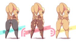 1girl animal_ears animated animated_gif artist_name ass bent_over blush cleft_of_venus creatures_(company) diives from_behind furry furry_female game_freak gen_4_pokemon half-closed_eyes looking_at_viewer looking_back lopunny mega_lopunny mega_pokemon nintendo no_humans pantyhose pokemon pokemon_(creature) pokemon_dppt pussy rabbit_ears rabbit_tail see-through signature simple_background solo standing tail torn_clothes torn_pantyhose uncensored  rating:Explicit score:143 user:Vardigiil
